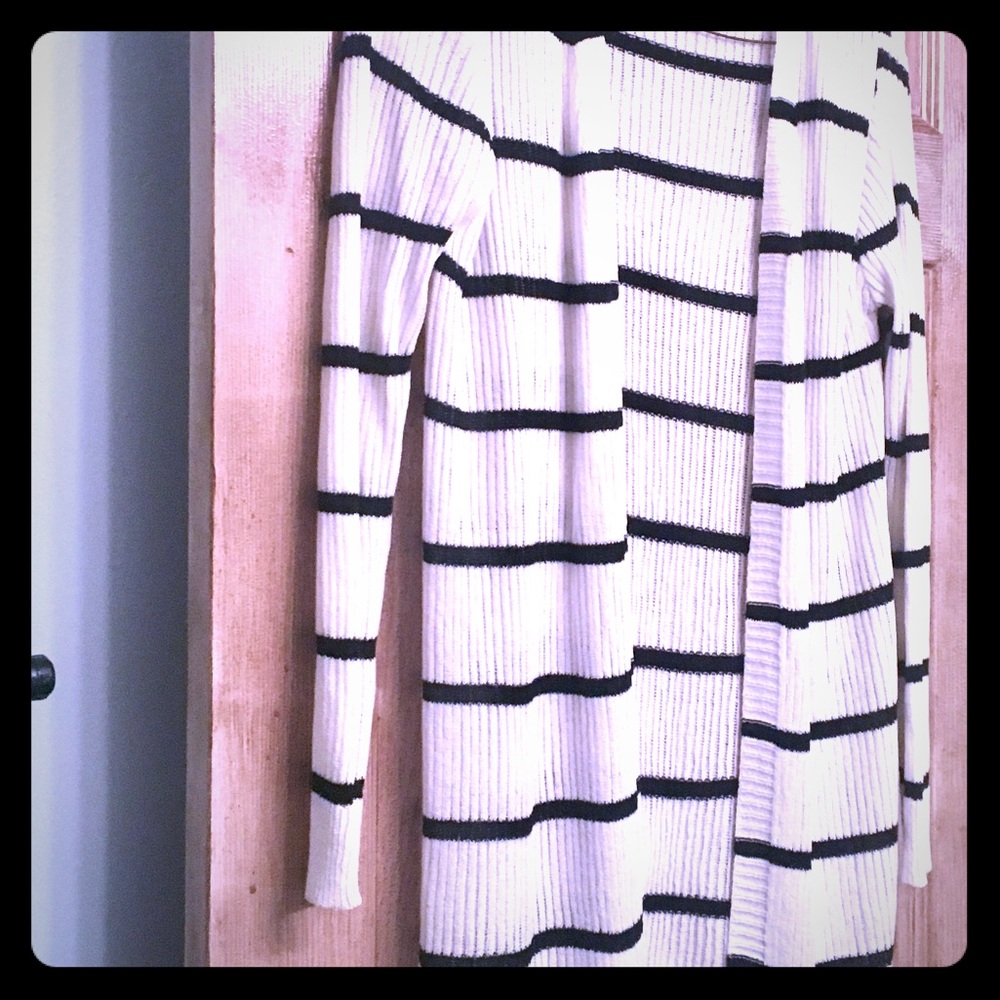 Striped cardigan
